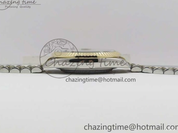 Best Bracelet Dial WWF Stick 126333 Edition 41 Makers YG Jubilee DateJust Wrapped Gold Wrapped SS SS A2836 on YG 0410